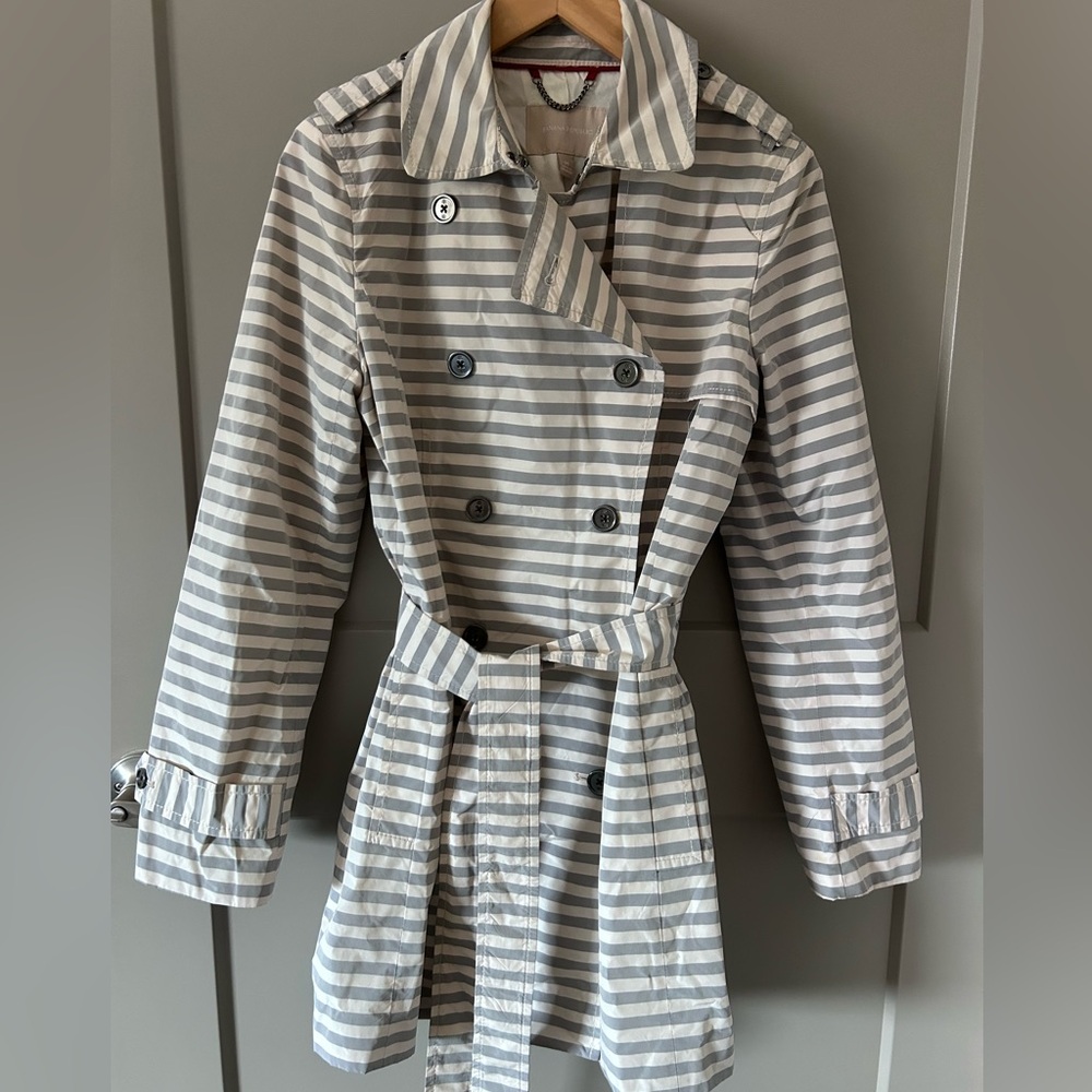 Banana Republic Nylon Rain Trench Coat Medium